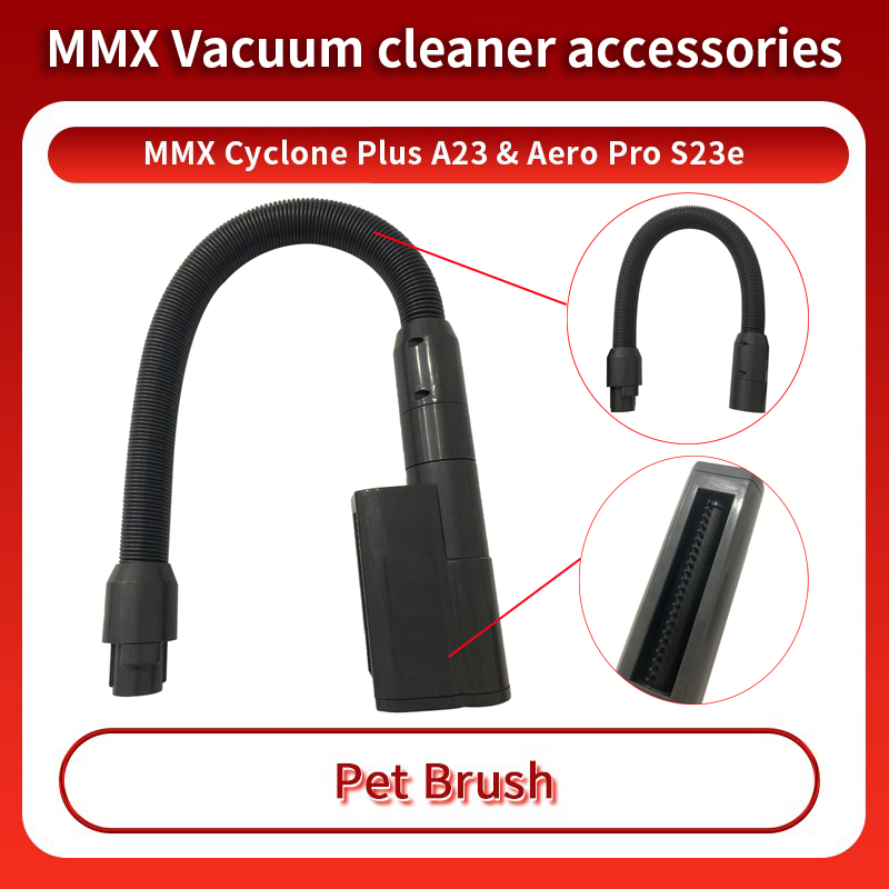 Phù hợp cho máy hút bụi MMX Cyclone Plus A23 & Aero Pro S23e S2306B Bàn chải sàn cơ giới Con lăn Bình nước Bàn chải loại bỏ vết bẩn Bàn chải khoảng cách ống Bàn chải thú cưng Ống uốn cong gió