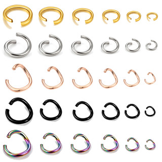 Nhẫn Mở Kết Nối Đa Màu Bạc/Đen/Vàng/Vàng Hồng Cho Trang Sức DIY Làm Nhẫn, Vòng Cổ, Vòng Tay