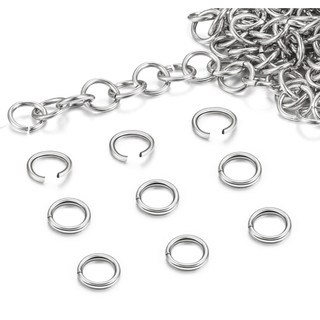 Nhẫn Mở Kết Nối Đa Màu Bạc/Đen/Vàng/Vàng Hồng Cho Trang Sức DIY Làm Nhẫn, Vòng Cổ, Vòng Tay