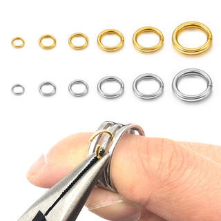 Nhẫn Mở Kết Nối Đa Màu Bạc/Đen/Vàng/Vàng Hồng Cho Trang Sức DIY Làm Nhẫn, Vòng Cổ, Vòng Tay