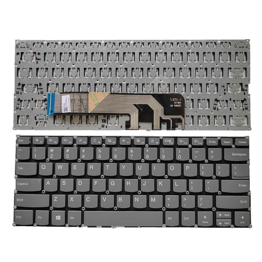 Touche De Clavier De Rechange Pour Lenovo Yoga 530-14IKB, 530-14ARR, Flex 6-14 – Remplacement Facile Et Précis