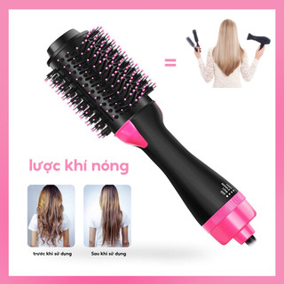 Lược Điện Chải Tóc Một Bước Xoay 360 Độ Đa Năng - One step