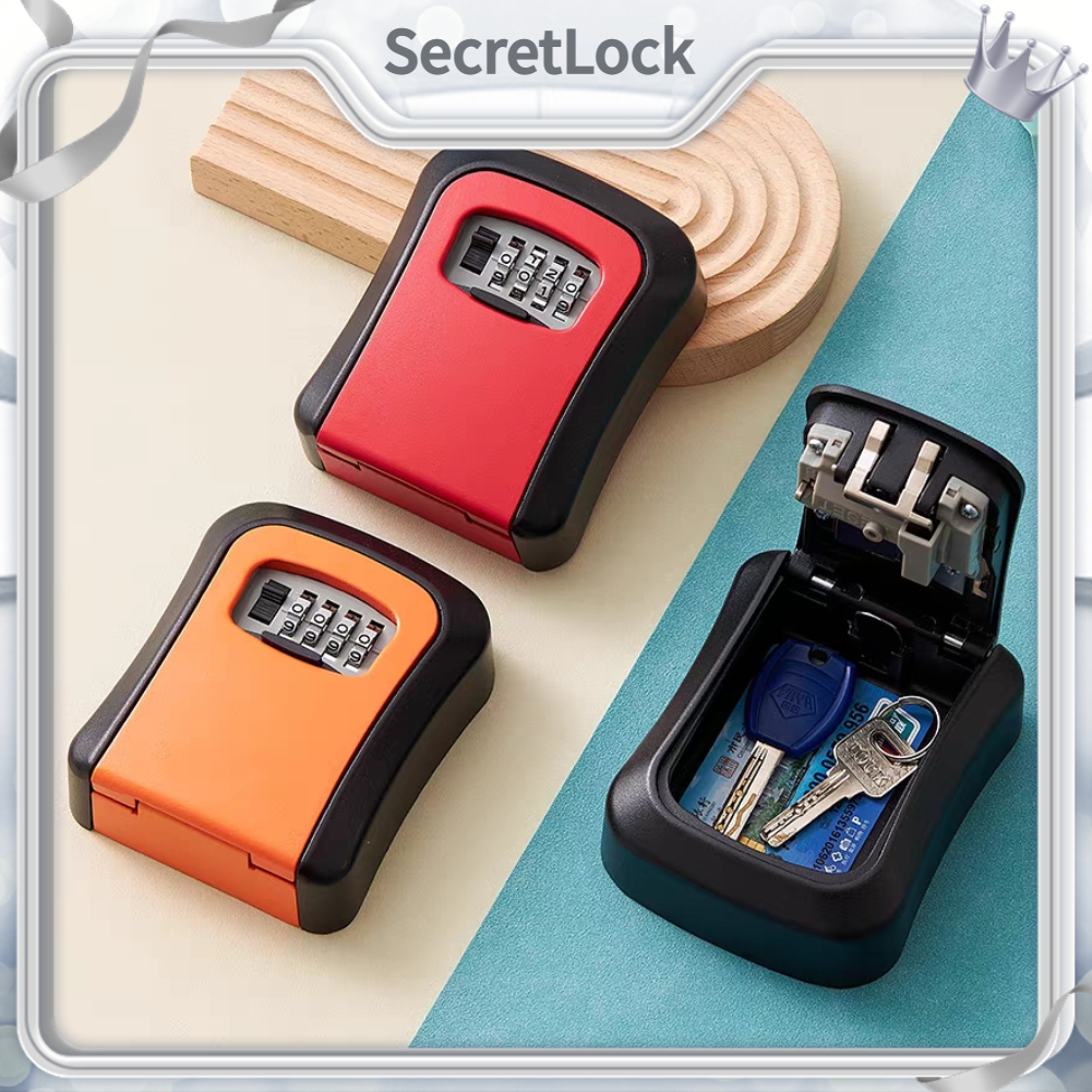 [Hàng HOT] Lock box - Hộp đựng chìa khóa treo tường Hợp kim nhôm 4 chữ ...