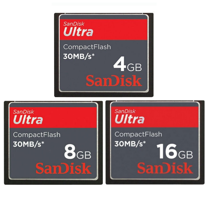 SanDisk 2GB/4GB/8GB/16GB/32GB Ultra 30MB/S CompactFlash CF Carte Mémoire f.