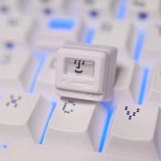 Retro k04 mac keycaps 3 trong 1 chất liệu abs cổ điển bàn phím cơ dễ thương cá tính keycap