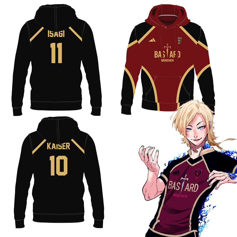 Futsal và đồ họa bóng đá vl replika blue lock anime bastard munchen men