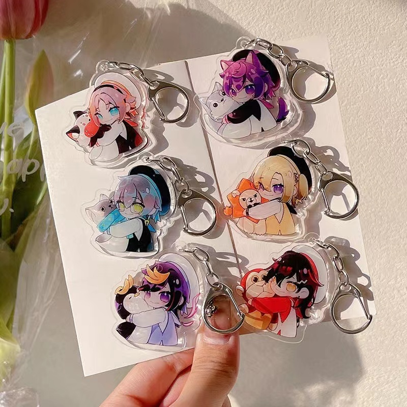 Anime luxiem vtuber vox akuma mysta rias mặt dây chuyền acrylic ...