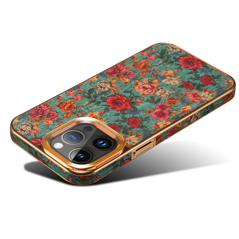 Vỏ điện thoại hoa phong cách châu âu mạ điện sang trọng cho iphone 14 13 12 pro max 14promax 13promax 12promax 12pro 13pro 14pro ốp lưng silicon chống rơi đầy đủ