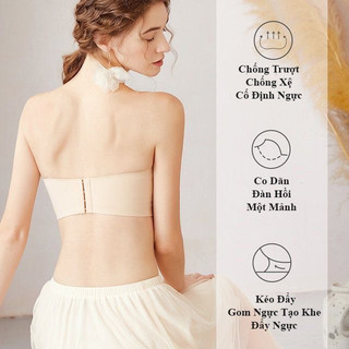 Phiên bản hàn quốc của sling tube top cảm giác mát mẻ mùa hè không có vòng thép lưng đẹp liền mạch cô gái đồ lót tập hợp sexy áo ngực ống lớn có thể điều chỉnh