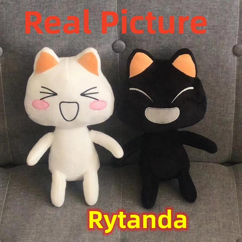 Rytanda Black Cat Toys Toro Inoue Cat Plush Toy đồ chơi mèo đen Thú Nhồi Bông Hình Mèo Toro Inoue Mềm Mại Trang Trí Phòng Bé