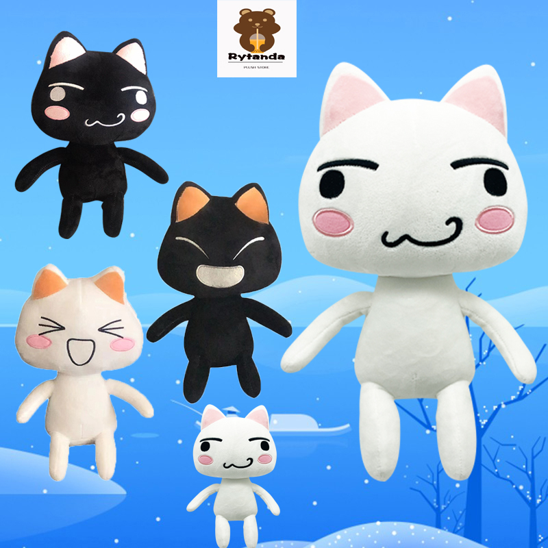 Rytanda Black Cat Toys Toro Inoue Cat Plush Toy đồ chơi mèo đen Thú Nhồi Bông Hình Mèo Toro Inoue Mềm Mại Trang Trí Phòng Bé