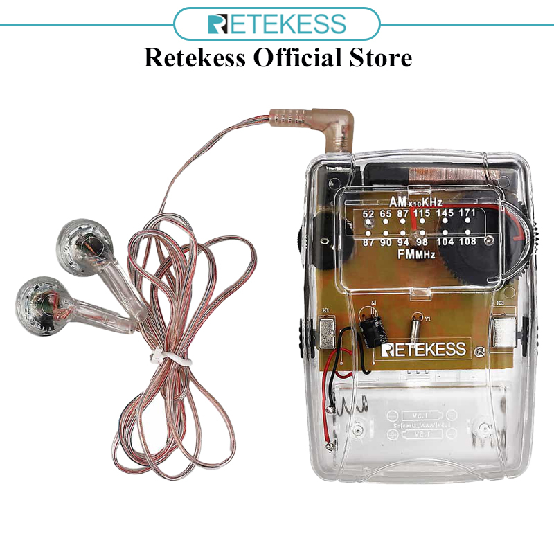 Ảnh Tai Nghe Hỗ Trợ Đài FM Retekess TR624 1