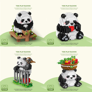 Bộ Lắp Ráp Gấu Trúc Dễ Thương