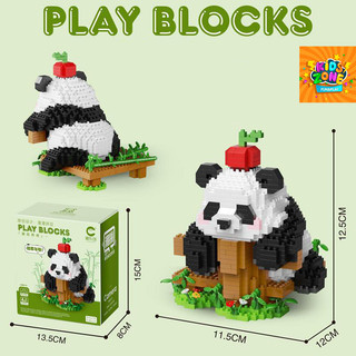Bộ Lắp Ráp Gấu Trúc Dễ Thương