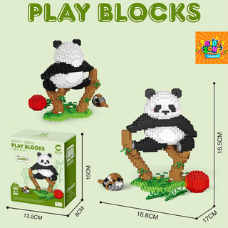 Bộ Lắp Ráp Gấu Trúc Dễ Thương