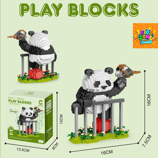 Bộ Lắp Ráp Gấu Trúc Dễ Thương