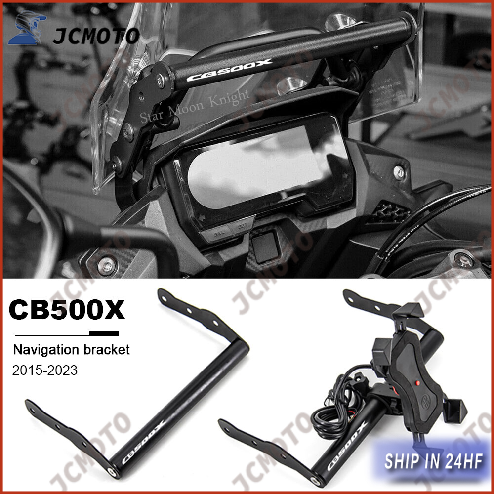 用CB500X 用 CB500 X 用CB 500X 2015-2021 オートバイフロントガラス GPS ナビゲーション携帯電話ブCB500X  CB500 X CB 500X 2015-2021 オートバイフロントガラスナビゲーションブラケット携帯電話適応プレー オートバイナビゲーションブラケット CB500X用 CB500 CB 500 X用 500X 2015-2023 オートバイ電話ホル