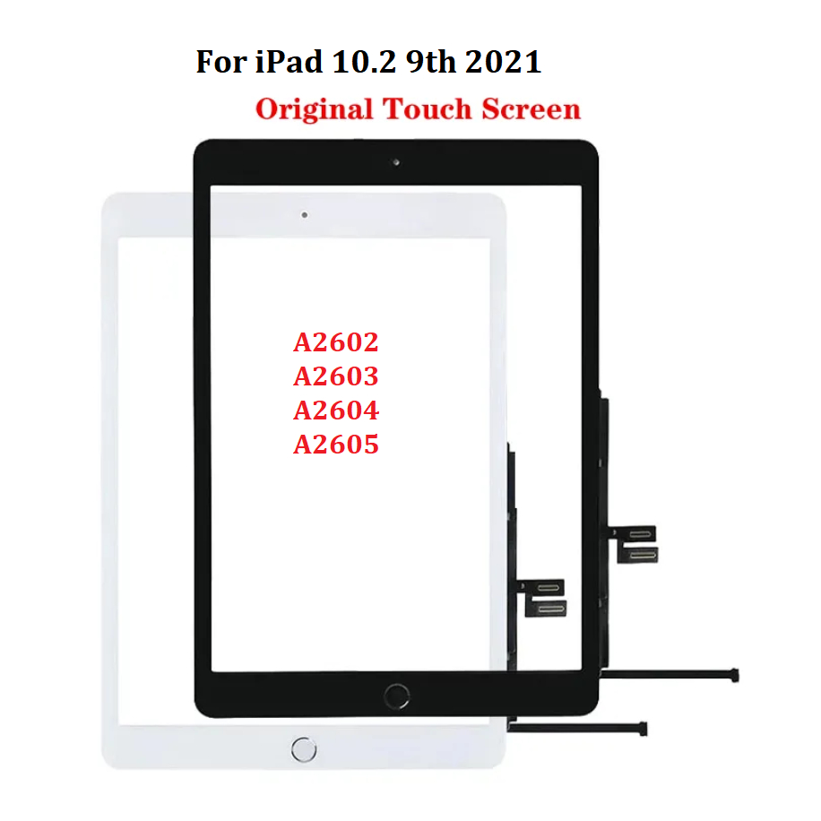 Touchscreen, Displayglas für iPad 9 2021 A2602, A2603, A2604 Digitizer