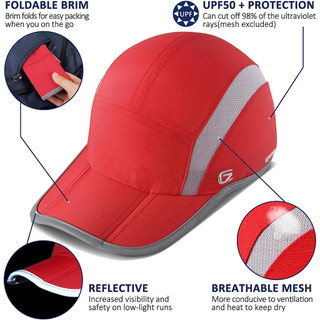Mũ Lưỡi Trai Mềm Thoáng Khí Thiết Kế Phản Quang M26 One Size 55-60cm GADIEMKENSD UPF50 +