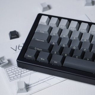 Grey gradient keycaps pbt dye-sub cherry profile keycap tùy chỉnh keycaps tương thích với công tắc cherry gateron mx