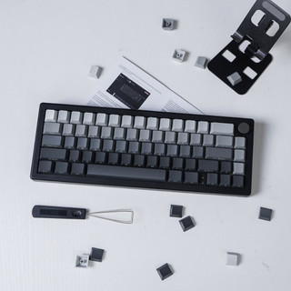 Grey gradient keycaps pbt dye-sub cherry profile keycap tùy chỉnh keycaps tương thích với công tắc cherry gateron mx