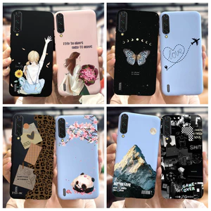 Đối với Ốp điện thoại xiaomi mi a3 thời trang mới kẹo sơn Ốp điện thoại silicon mềm cho Ốp điện thoại chống sốc xiaomi mia3 cc9e