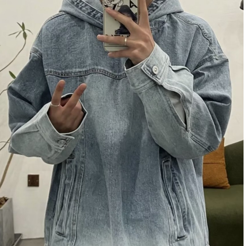 Women's North American Niche Classic Printing Washed Fried Color Distressed Sweaters