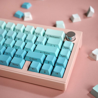 Cyan gradient keycaps pbt dye-sub cherry profile keycap tùy chỉnh keycaps tương thích với công tắc cherry gateron mx