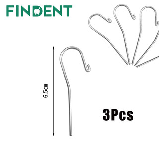 3 cái móc môi nha khoa cho apex locator thép không gỉ tester endo instrument tools được sử dụng cho thiết bị phòng thí nghiệm phòng khám nha khoa