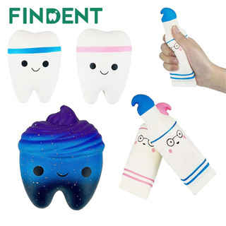 Hình dạng răng chậm tăng bóp đồ chơi anti-stress slow rebound sensory fidget toys