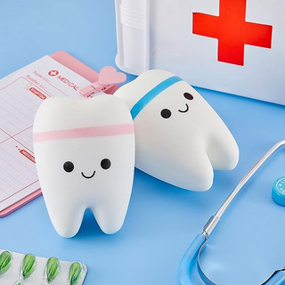 Hình dạng răng chậm tăng bóp đồ chơi anti-stress slow rebound sensory fidget toys