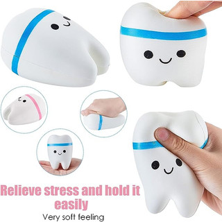 Hình dạng răng chậm tăng bóp đồ chơi anti-stress slow rebound sensory fidget toys