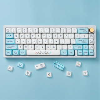Cinnamoroll Keycaps PBT Dye-sub MA / MOA / XDA Profile Keycap Custom Keycaps