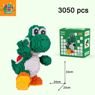Kích thước lớn đồ chơi khối xây dựng mario mô hình lắp ráp 3d mario mô hình lắp ráp đồ chơi lắp ráp giáo dục hạt nhỏ