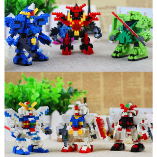 Đồ chơi lắp ráp robot hạt nhỏ gundam khối xây dựng mô hình đồ chơi lắp ráp bộ đồ di động khối xây dựng lắp ráp các kiểu khác nhau a