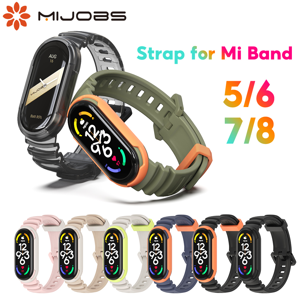 MIJOBS Dây đeo cho Mi Band 10 Nam Nữ Dây đeo đồng hồ