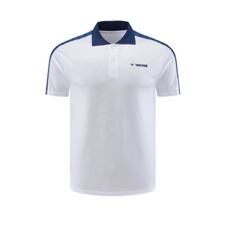Áo cầu lông victory áo polo khô nhanh kỷ niệm 55 năm cuộc thi nam và nữ jersey tay ngắn