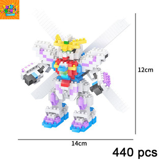 Đồ chơi lắp ráp robot hạt nhỏ gundam khối xây dựng mô hình đồ chơi lắp ráp bộ đồ di động khối xây dựng lắp ráp các kiểu khác nhau a