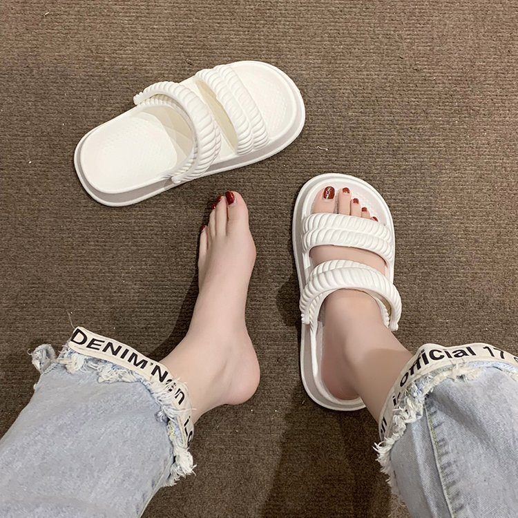 Dép Sandal Nữ  Eva 3.5cm cao cấp rỗng cao gót chống nước chống trượt