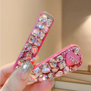 Barbie pink hair clip sweet girl bangs side bb clip girl all-match headdress