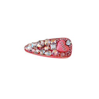 Barbie pink hair clip sweet girl bangs side bb clip girl all-match headdress