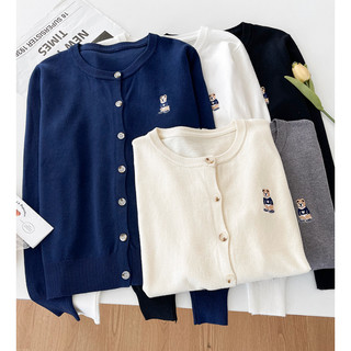 Women's korean fashion new korean loose long-sleeved knit sweater cardigans