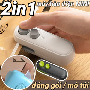 Máy Hàn Miệng Túi Cầm Tay Mini Chống Thấm Nước Có Thể Sạc Lại Tiện Dụng