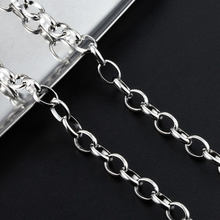 Lớn Thép Không Gỉ Dây Xích Để Trang Sức Làm Vật Liệu Hình Bầu Dục Liên Kết Vòng Cổ DIY Handmade Cáp Vòng Tay Tiếp Liệu Hàng Thủ Công Bán Buôn