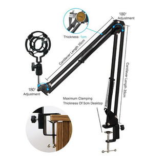 Bộ mic Thu Âm bm800 Chuyên Nghiệp Chất Lượng Cao Micrô ghi âm có thể điều chỉnh
