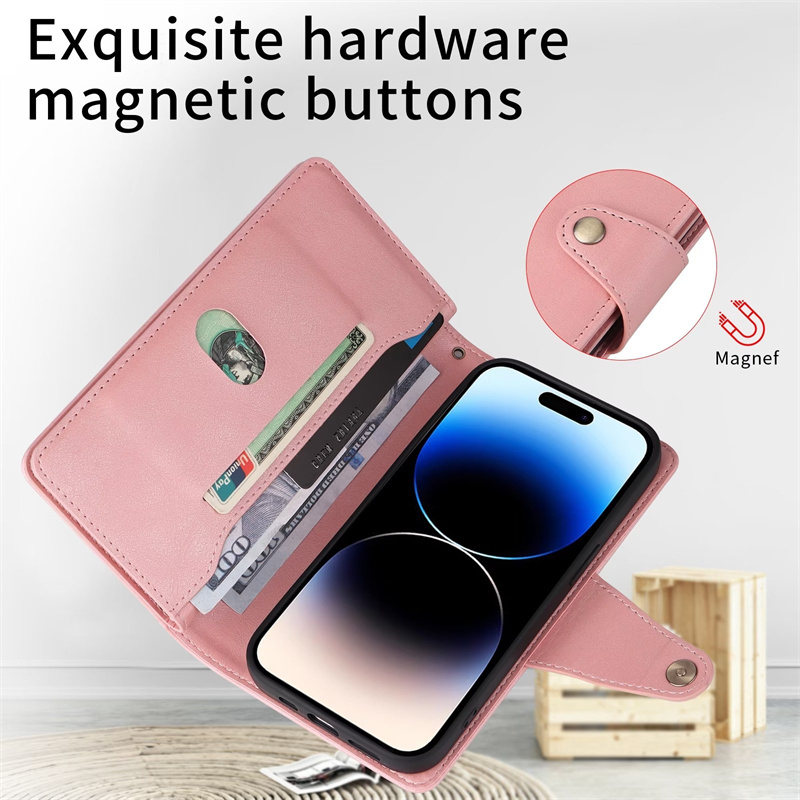 Ốp Lật Cho iphone 11 Pro 6 6s 7 8 Plus X Xr Xs Max Se 2 3 2020 Bao Da Dây Kéo Ví Da Trường Hợp Khe Cắm Thẻ Giá Đỡ Bao