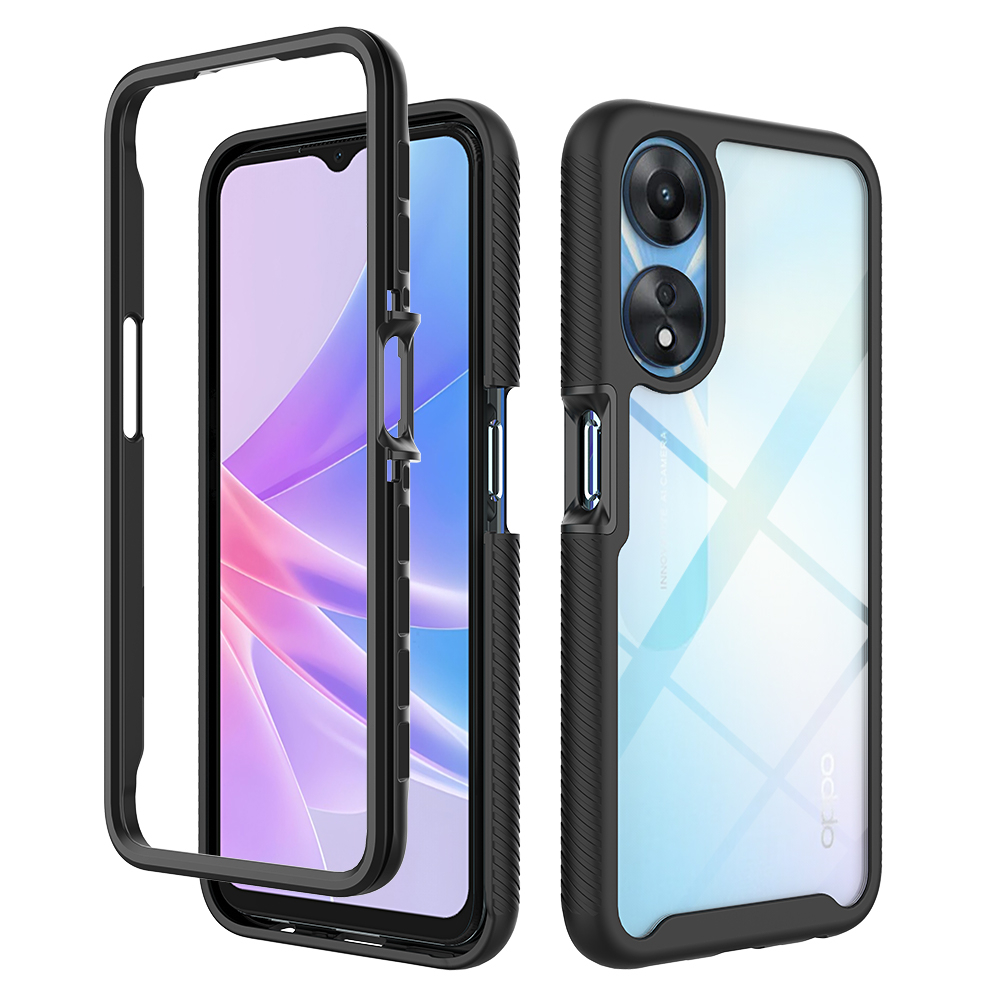 2 trong 1 360° Ốp lưng chống sốc trong suốt bảo vệ hoàn toàn OPPO A78 5G A58 / A58X