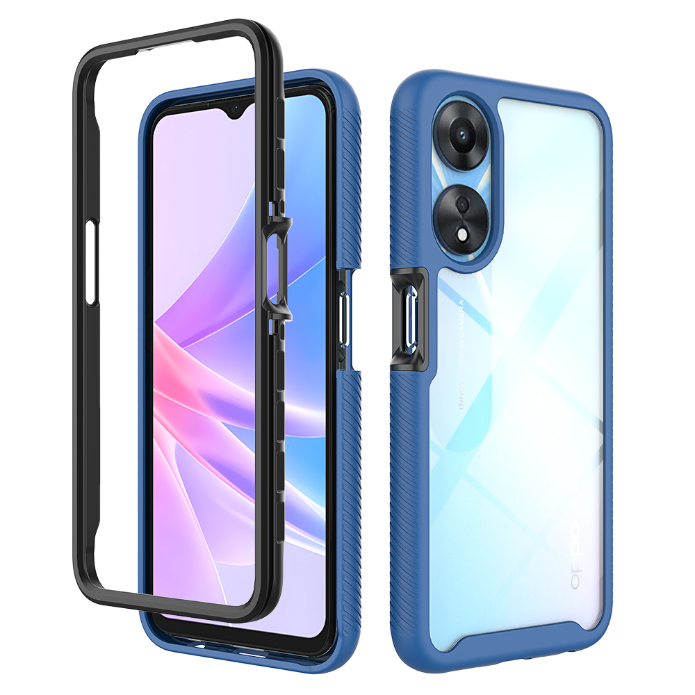 2 trong 1 360° Ốp lưng chống sốc trong suốt bảo vệ hoàn toàn OPPO A78 5G A58 / A58X