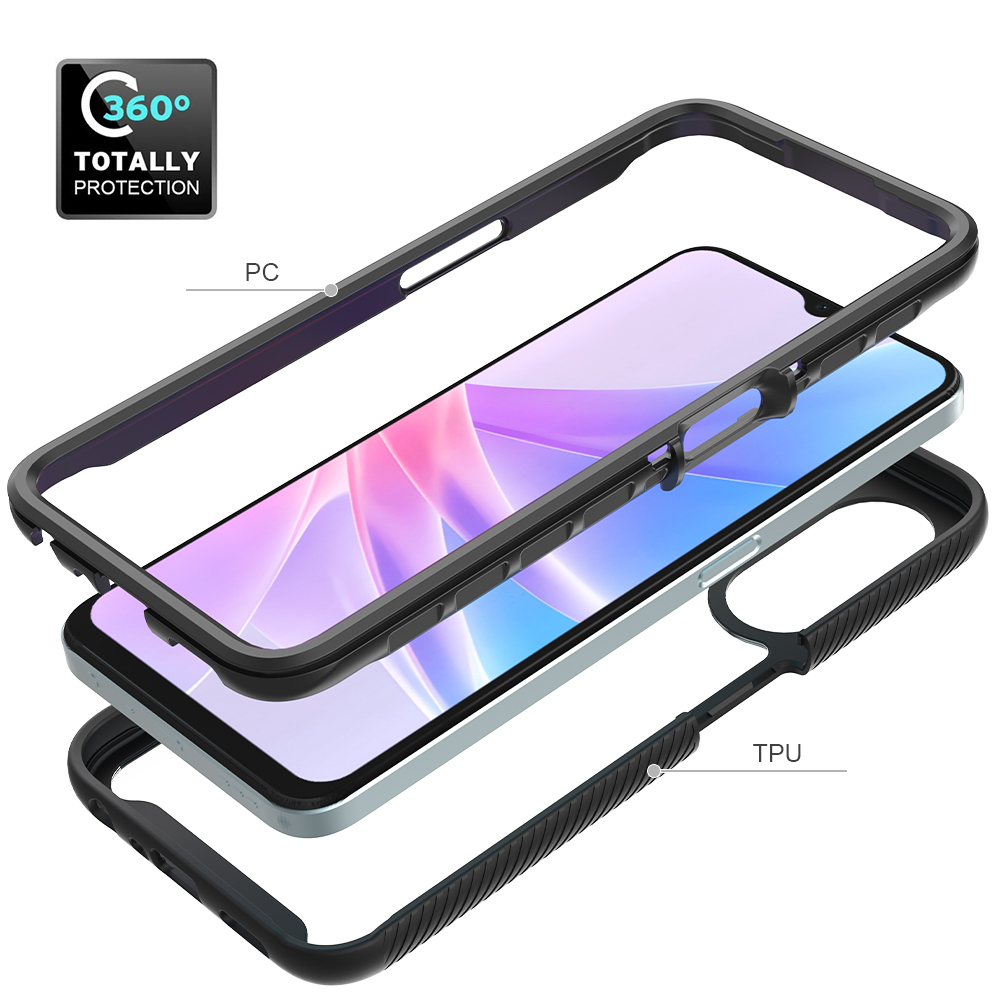 2 trong 1 360° Ốp lưng chống sốc trong suốt bảo vệ hoàn toàn OPPO A78 5G A58 / A58X