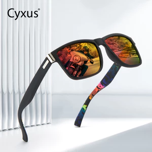 Cyxus Kính Thể Thao Phân Cực Gọng Vuông Chống Tia UV400 Cho Nam Và Nữ Phù Hợp Lái Xe Đi Biển Và Hoạt Động Ngoài Trời 1059